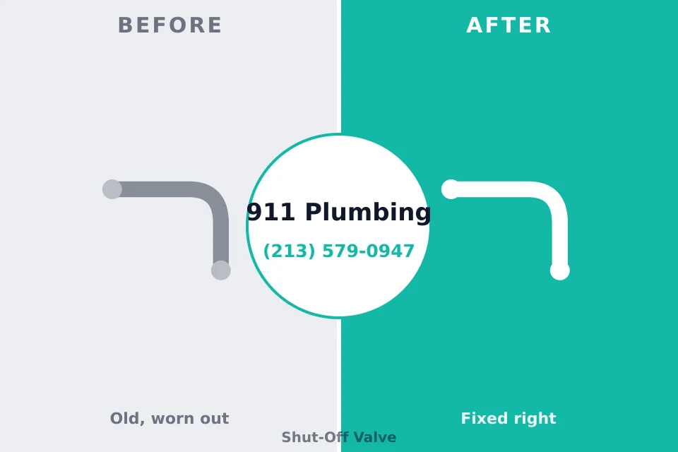 Before and after: plumbing company Sweetwater, NJ